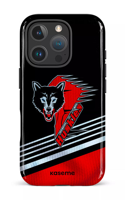 iPhone 16 Pro Impact Case Les Huskies Vintage -
