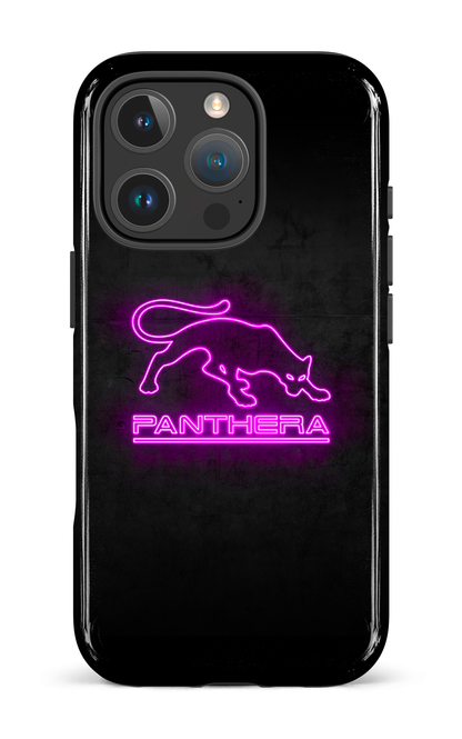 iPhone 16 Pro Impact Case Panthera Logo Neon -