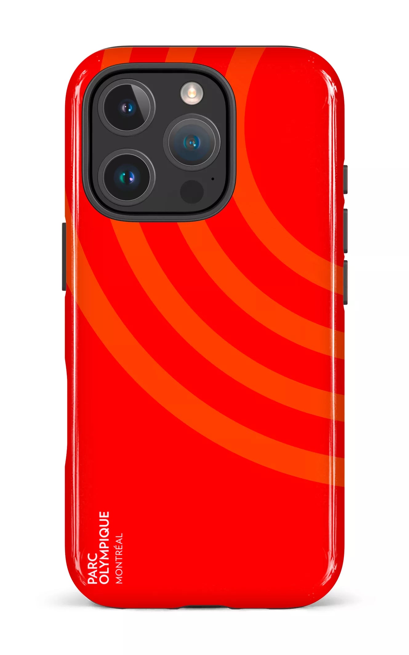 iPhone 16 Pro Impact Case Parc Olympique - Logo Rouge -