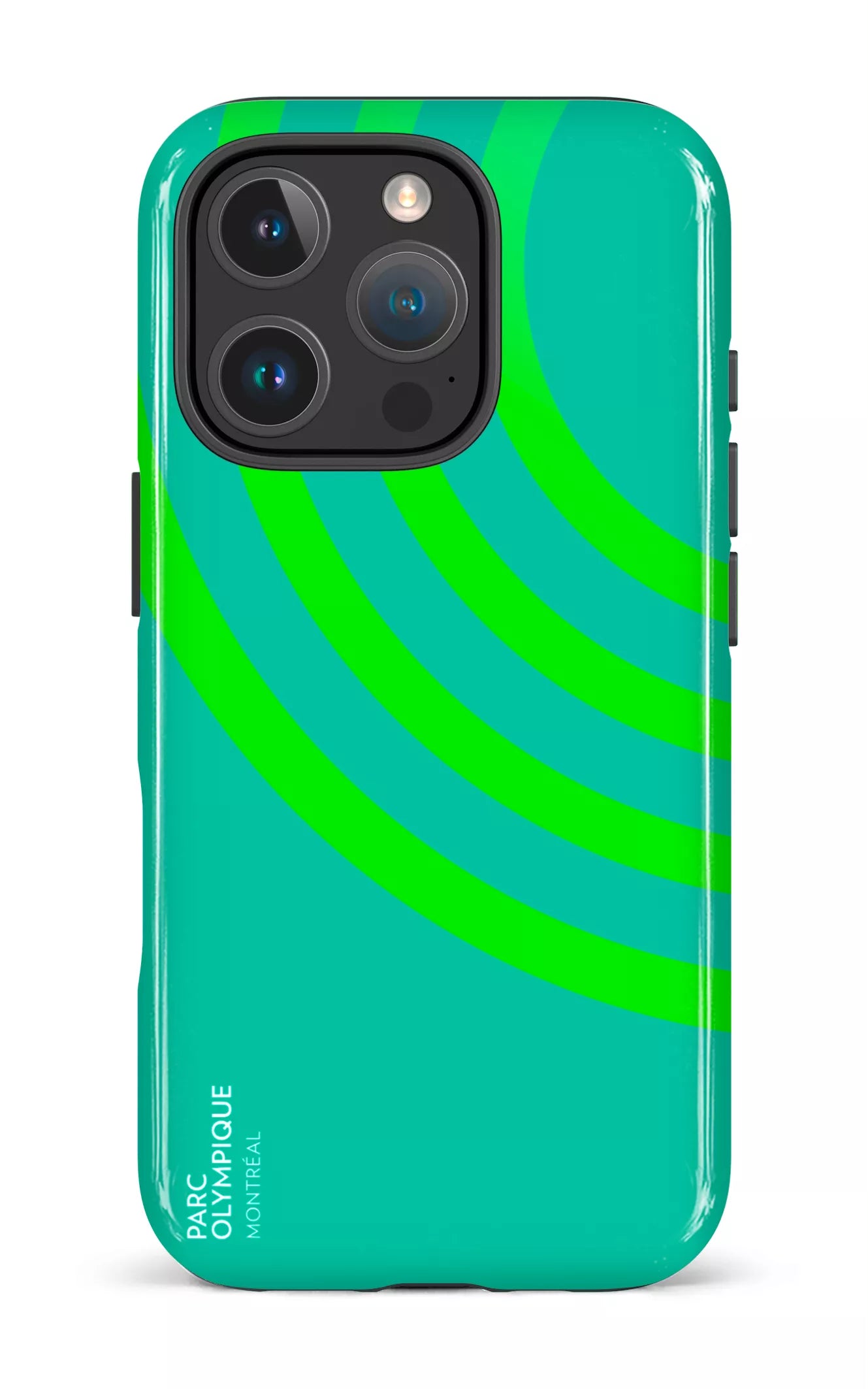 iPhone 16 Pro Impact Case Parc Olympique - Logo Vert -