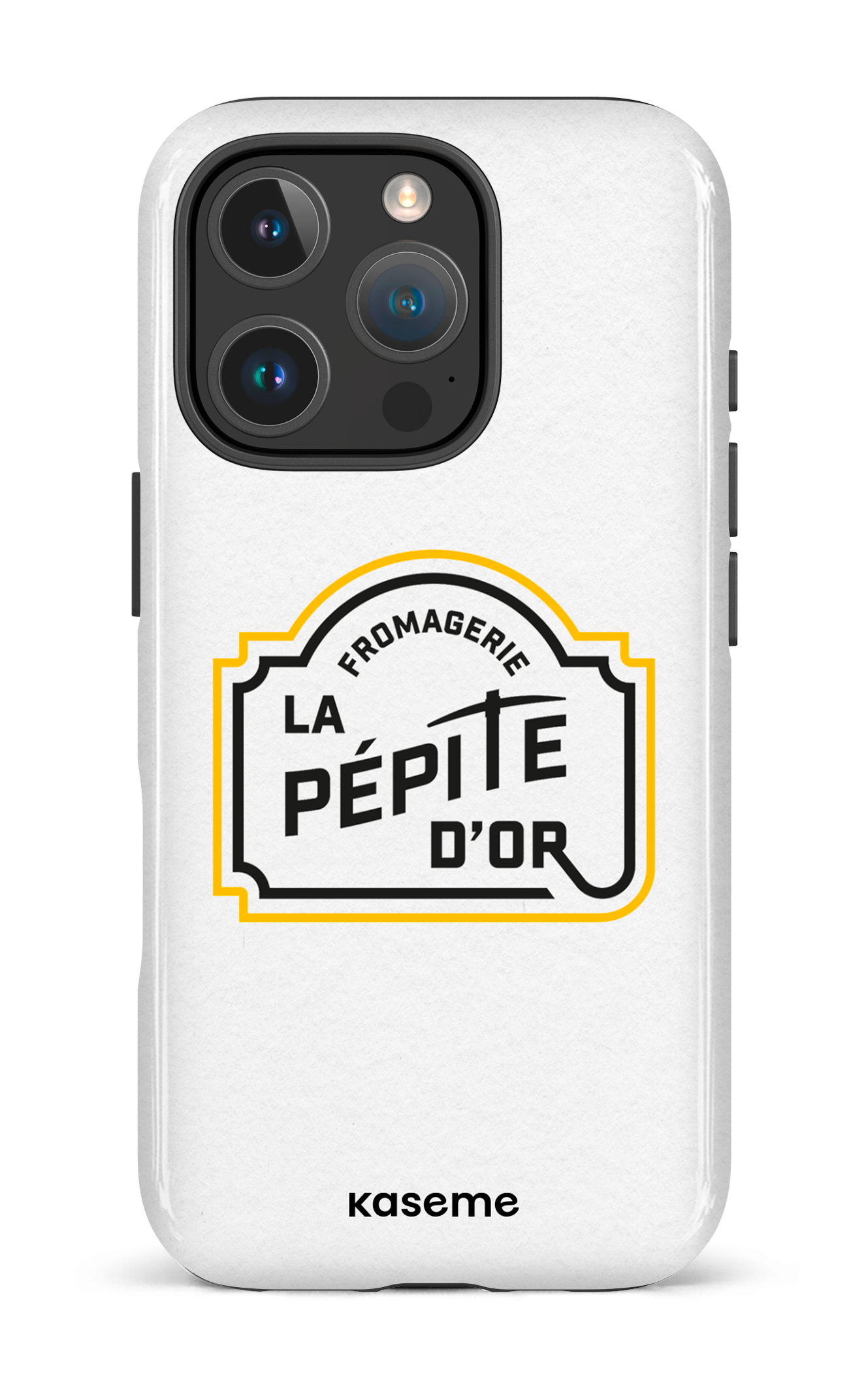 iPhone 16 Pro Impact Case Pépite Blanc -