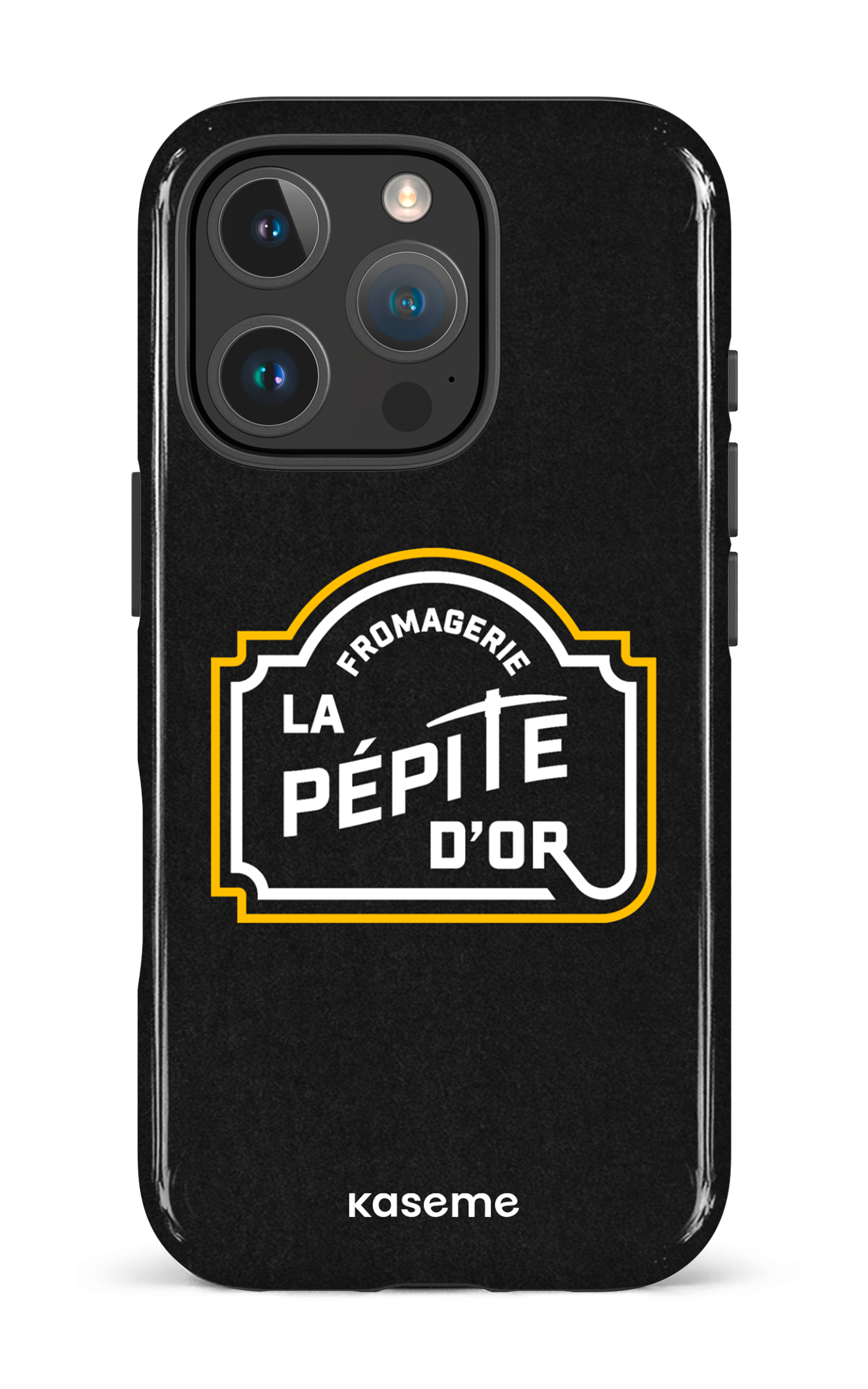 iPhone 16 Pro Impact Case Pépite Noir -