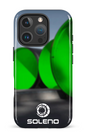 iPhone 16 Pro Impact Case Soleno gros tuyaux vert -