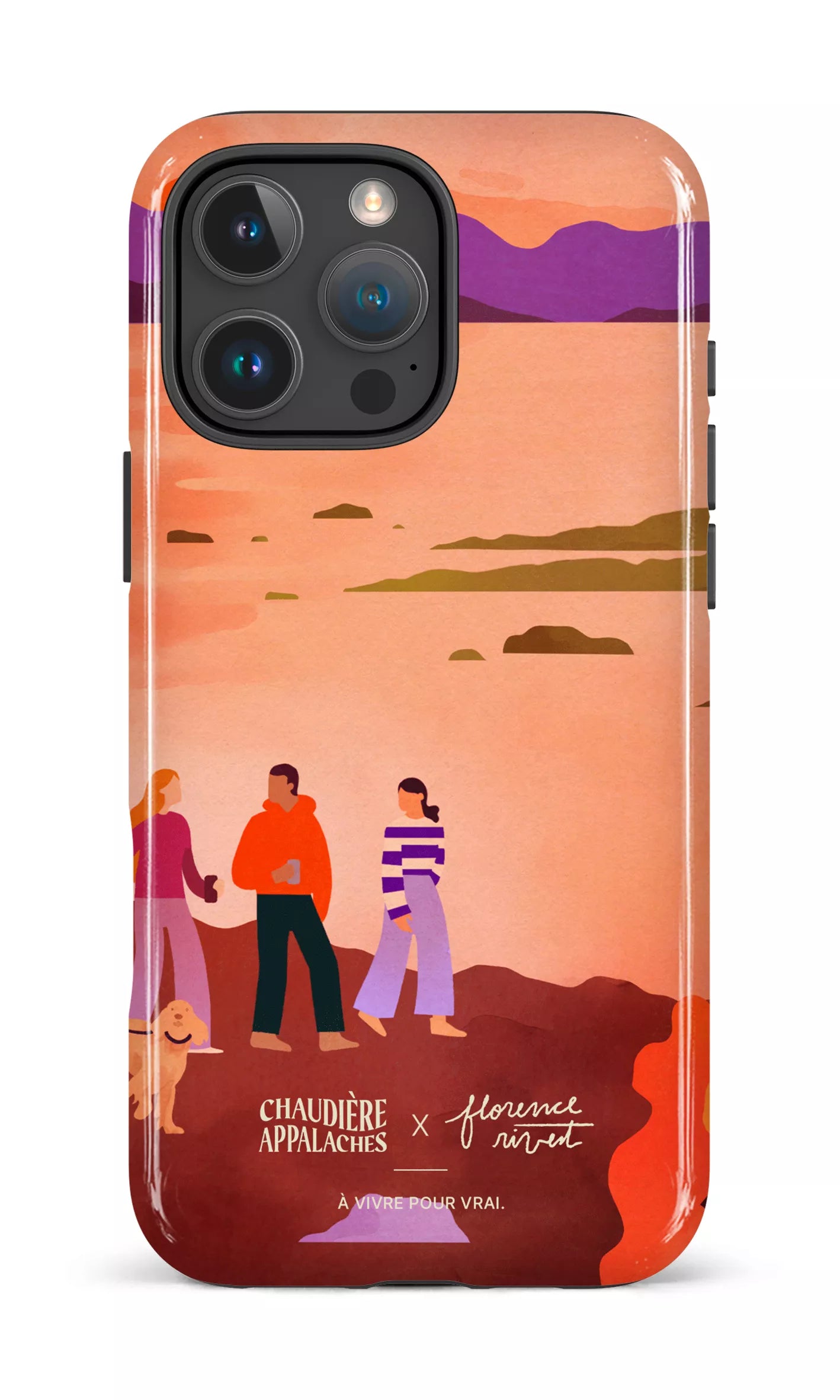 iPhone 16 Pro Max Impact Case Fin de journée d'été par TCA -