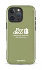 iPhone 16 Pro Max Impact Case Flordeco logo Sauge -