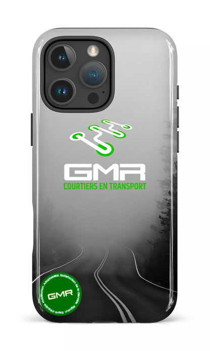 iPhone 16 Pro Max Impact Case GMR Route Noir et Blanc -