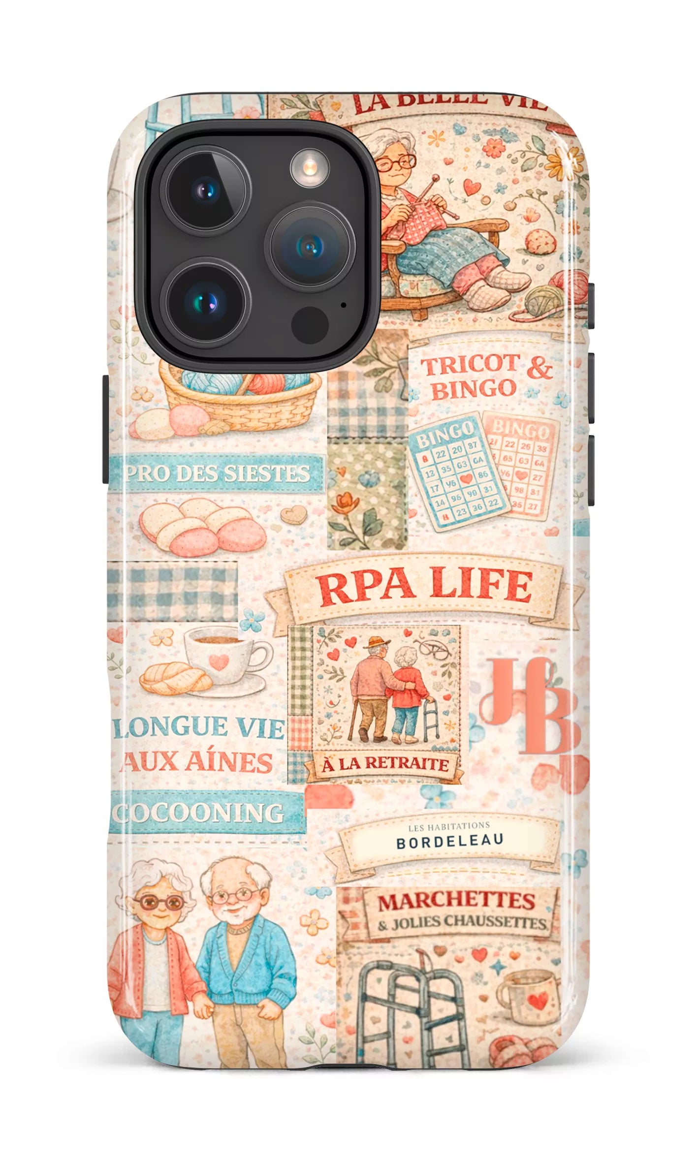 iPhone 16 Pro Max Impact Case HB Courtepointe -