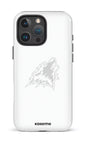 iPhone 16 Pro Max Impact Case Les Huskies Blanc -