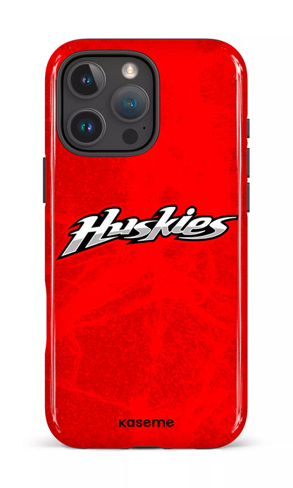 iPhone 16 Pro Max Impact Case Les Huskies Rouge -