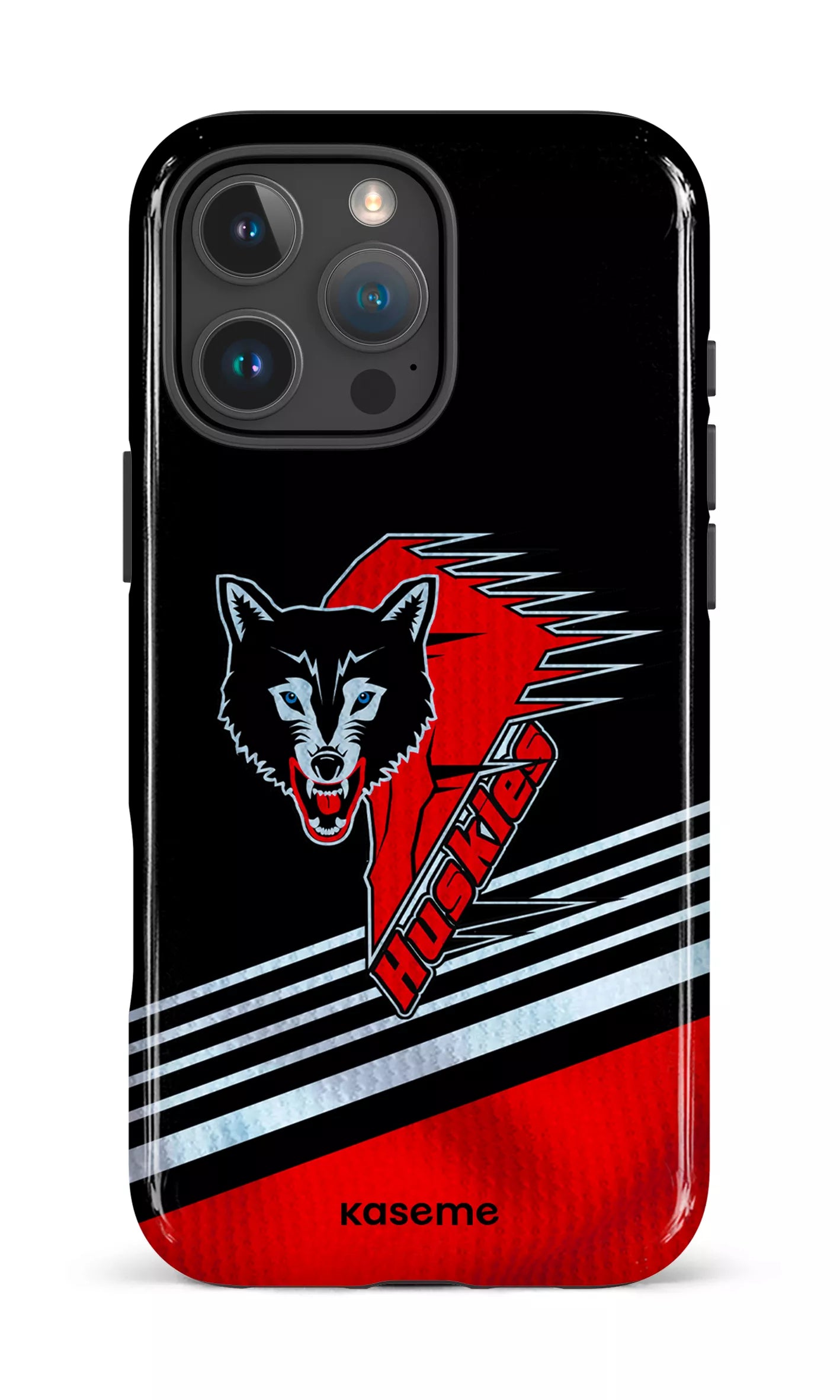 iPhone 16 Pro Max Impact Case Les Huskies Vintage -