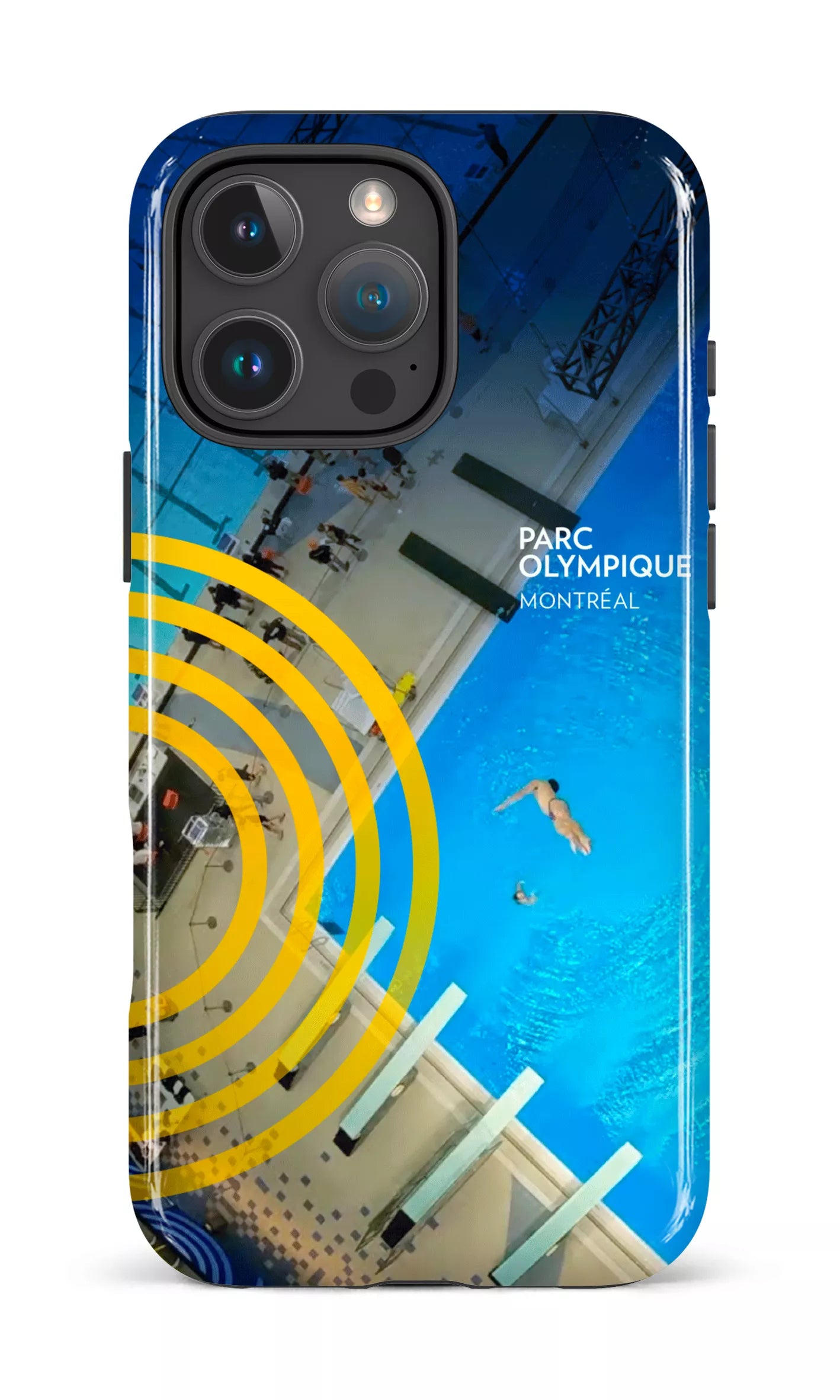 iPhone 16 Pro Max Impact Case Parc Olympique - Lieu Plongeon -