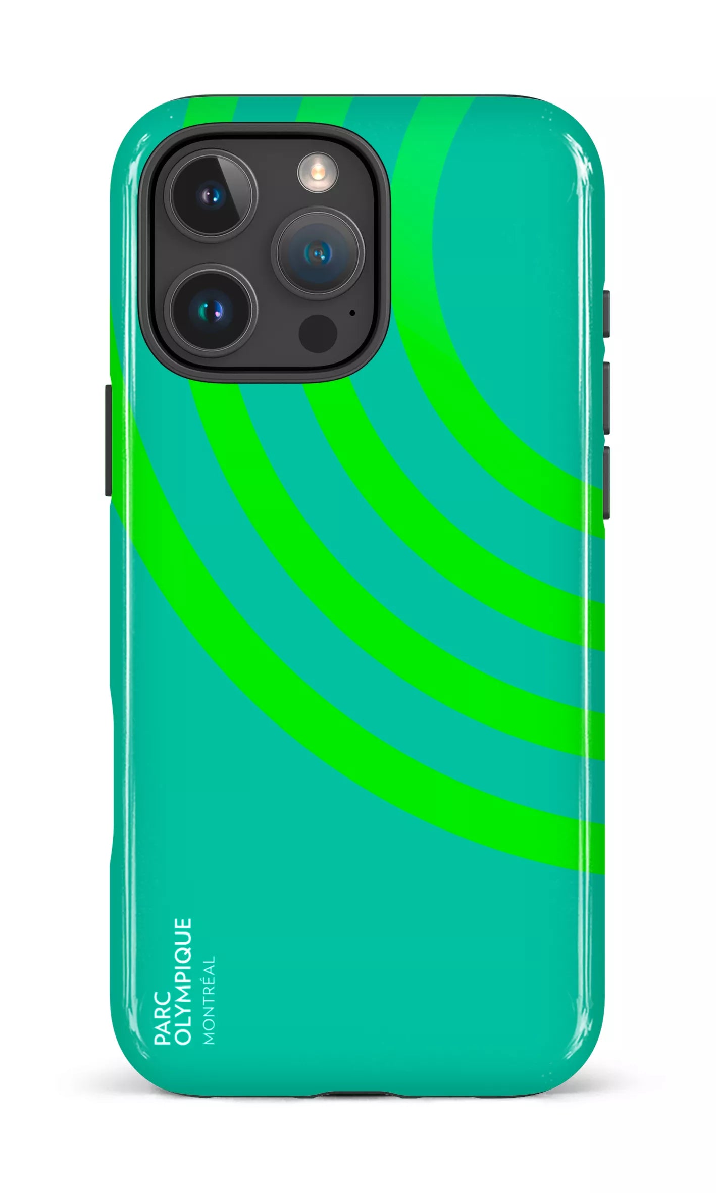 iPhone 16 Pro Max Impact Case Parc Olympique - Logo Vert -