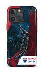 iPhone 16 Pro Max Impact Case Peinture marbrée sombre -