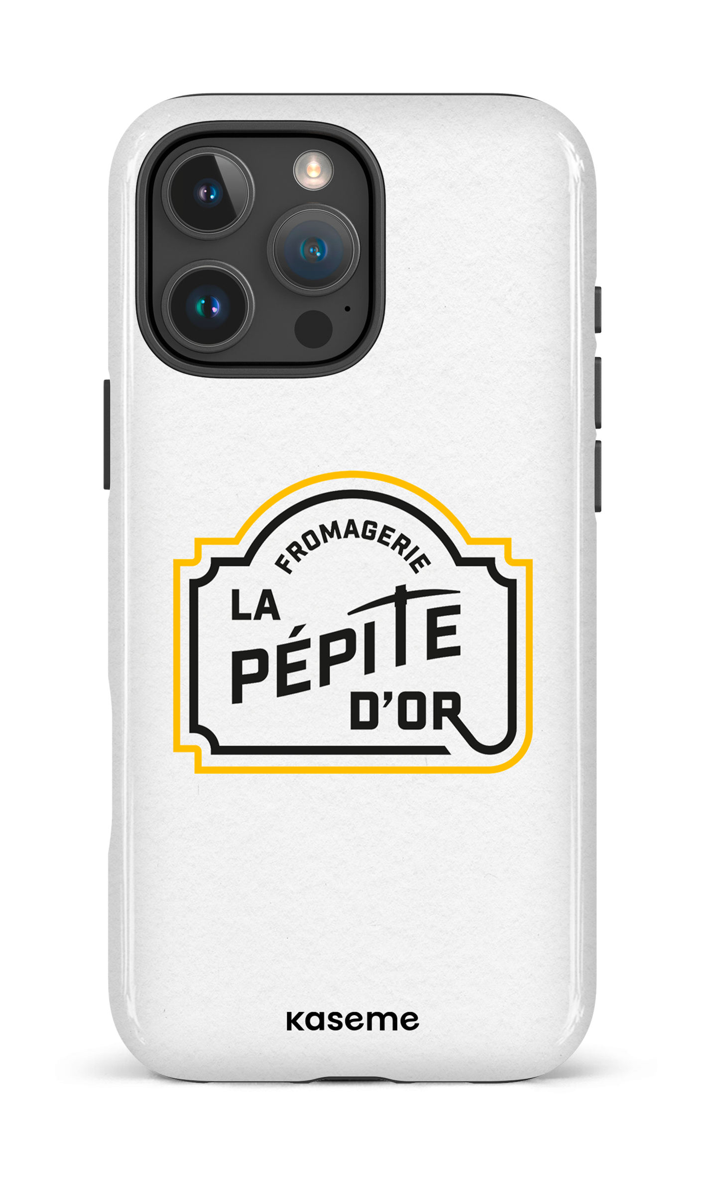 iPhone 16 Pro Max Impact Case Pépite Blanc -