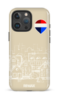 iPhone 16 Pro Max Impact Case Remax Sketch Crème -