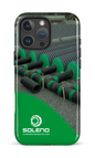 iPhone 16 Pro Max Impact Case Soleno tuyaux vert x vague -