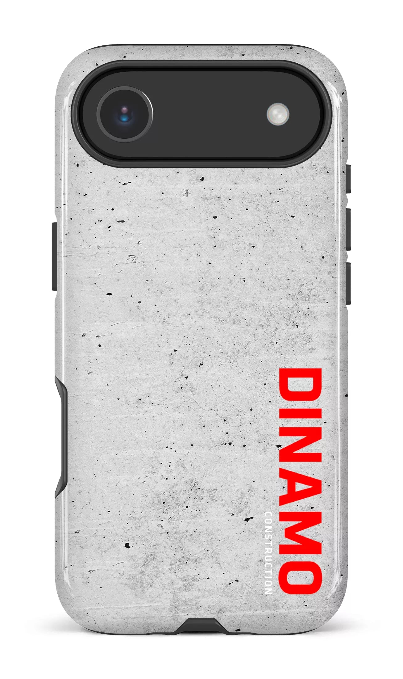 iPhone 17 Air Impact Case Dinamo Gris x Logo Rouge -