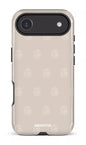 iPhone 17 Air Impact Case Flordeco motif grège -