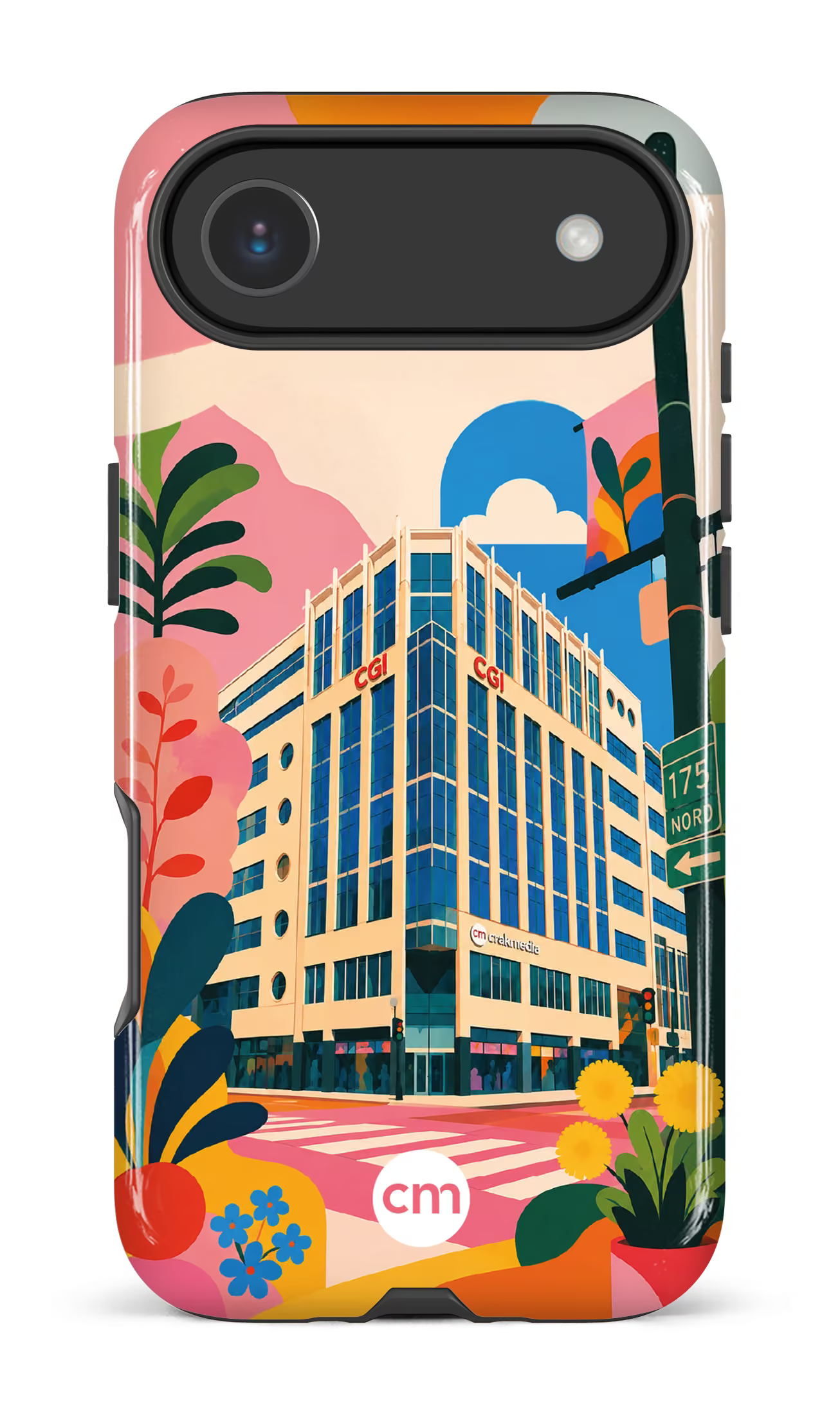 iPhone 17 Air Impact Case Funky Building Crakmedia -