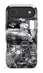 iPhone 17 Air Impact Case GMR Collage Noir et Blanc -