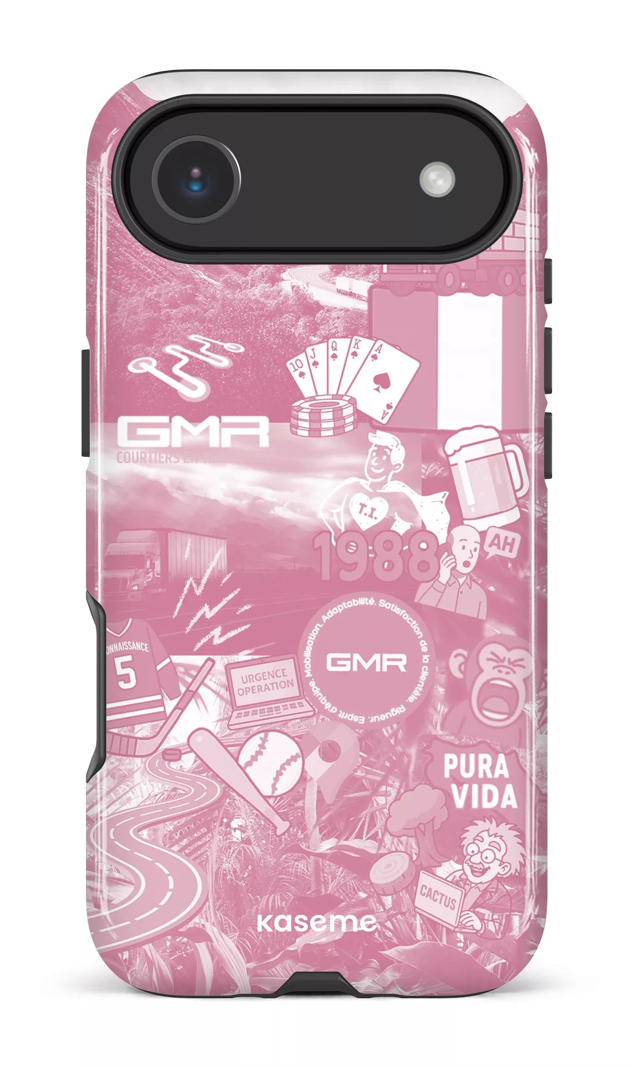 iPhone 17 Air Impact Case GMR Collage Rose -