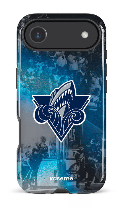 iPhone 17 Air Impact Case Océanic Logo & Foule -