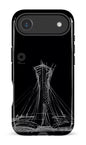 iPhone 17 Air Impact Case Parc Olympique - Croquis Noir -