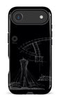 iPhone 17 Air Impact Case Parc Olympique - Croquis Plan Noir -