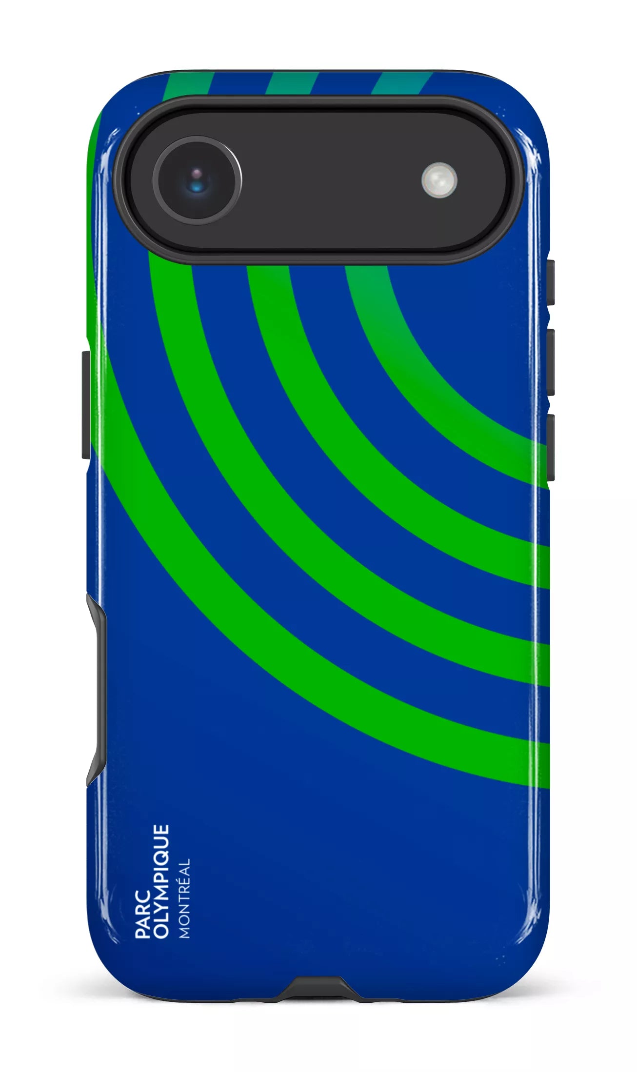 iPhone 17 Air Impact Case Parc Olympique - Logo Bleu -