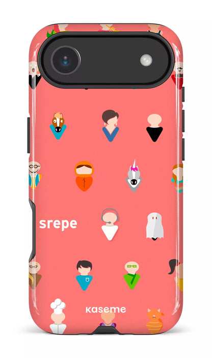 iPhone 17 Air Impact Case Personnages Saumon -
