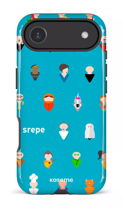iPhone 17 Air Impact Case Personnages Turquoise -