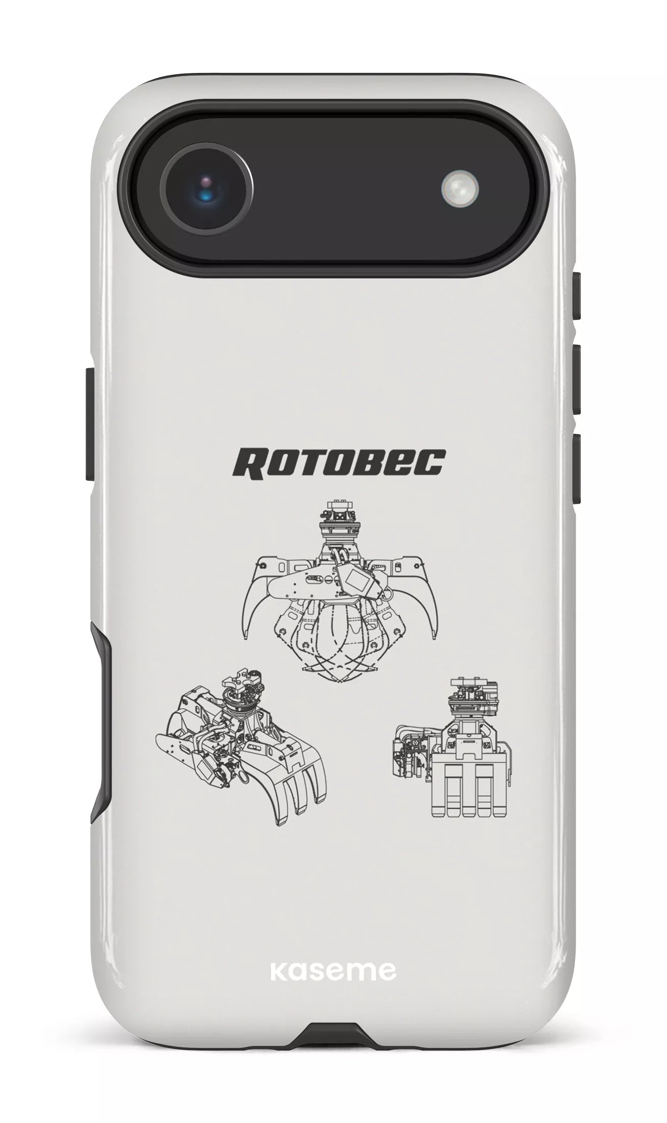 iPhone 17 Air Impact Case Rotobec Gris -