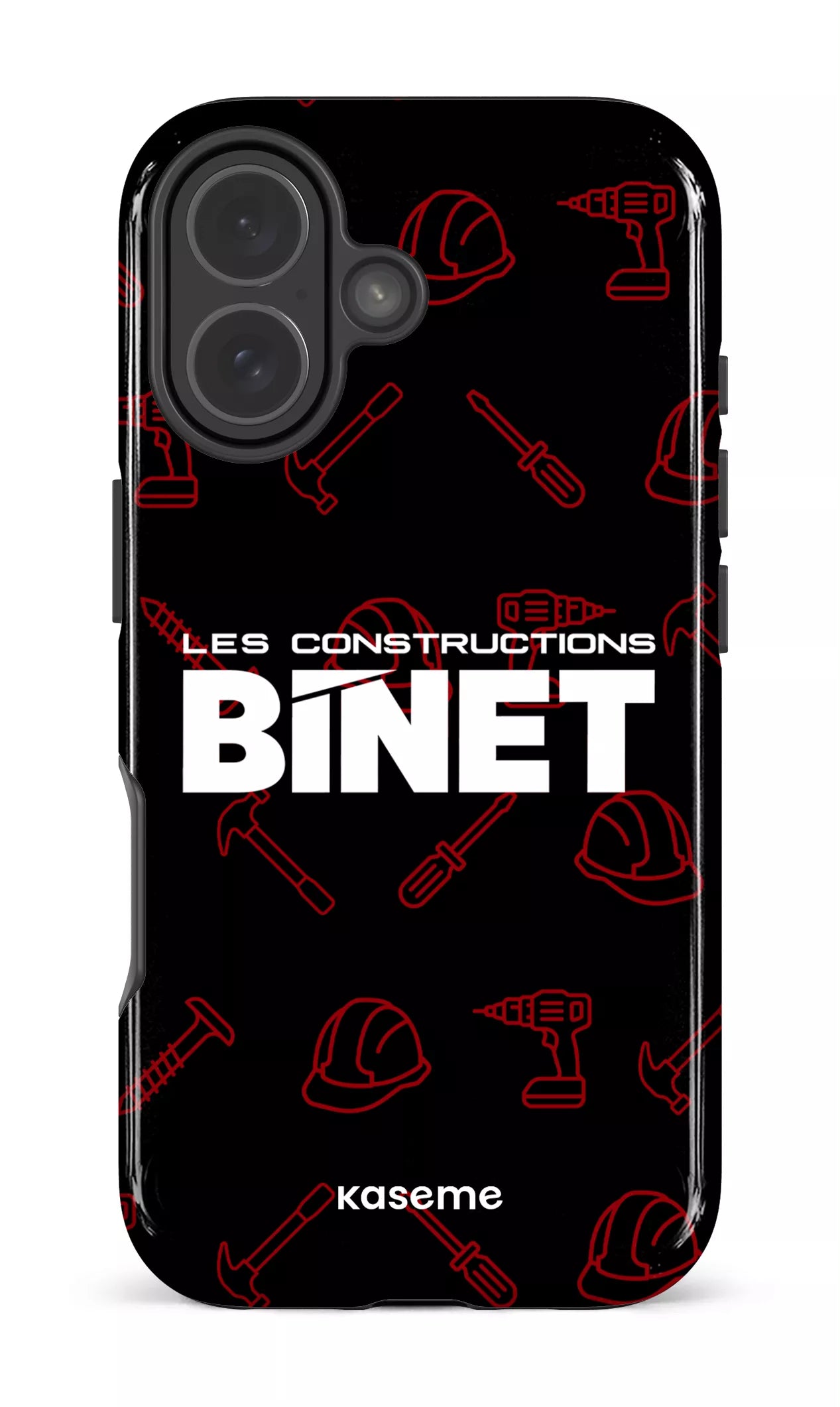 iPhone 17 Impact Case Constructions Binet Noir -