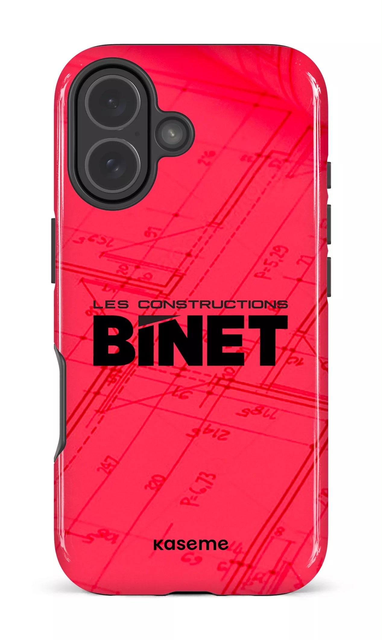 iPhone 17 Impact Case Constructions Binet Rouge -