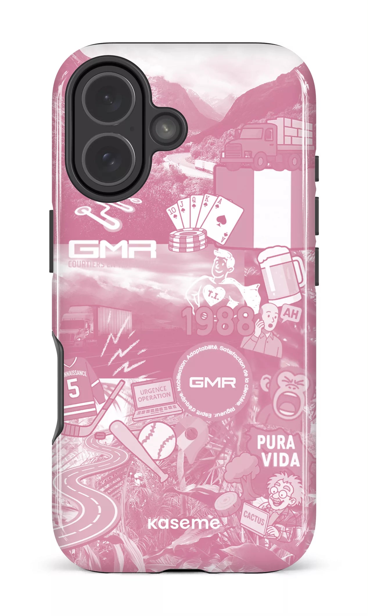 iPhone 17 Impact Case GMR Collage Rose -