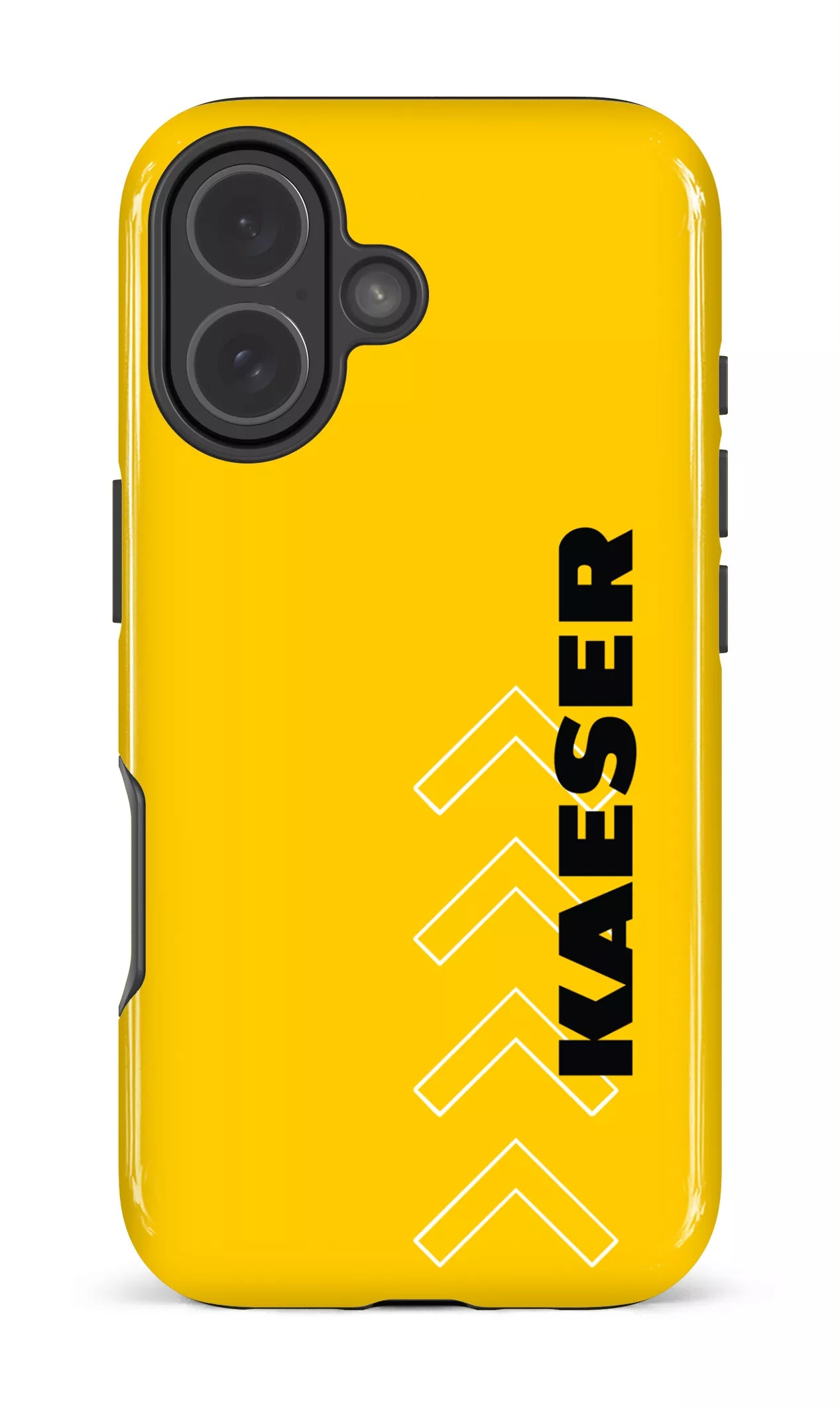 iPhone 17 Impact Case Kaeser Flèches Jaune -