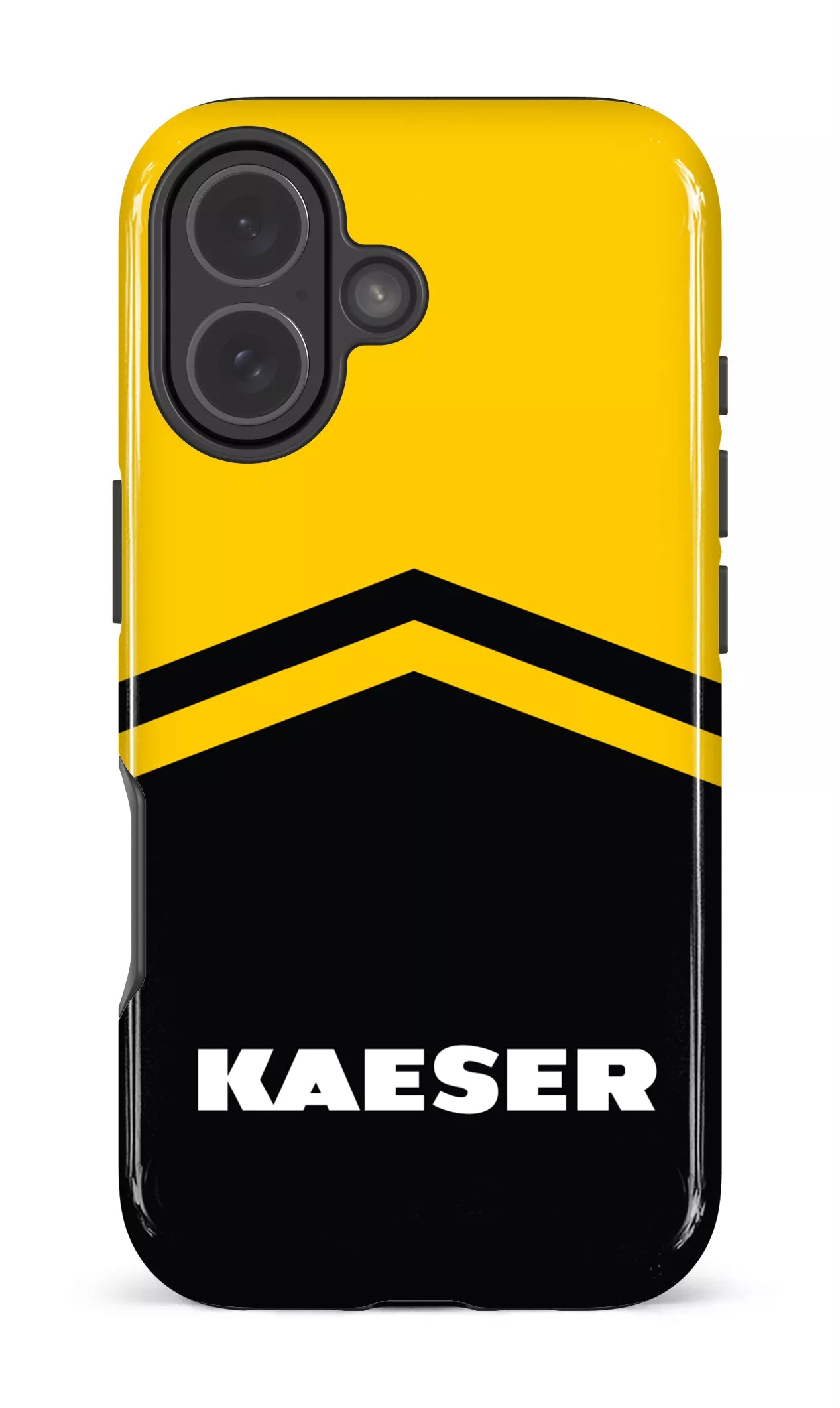 iPhone 17 Impact Case Kaeser Noir et Jaune -