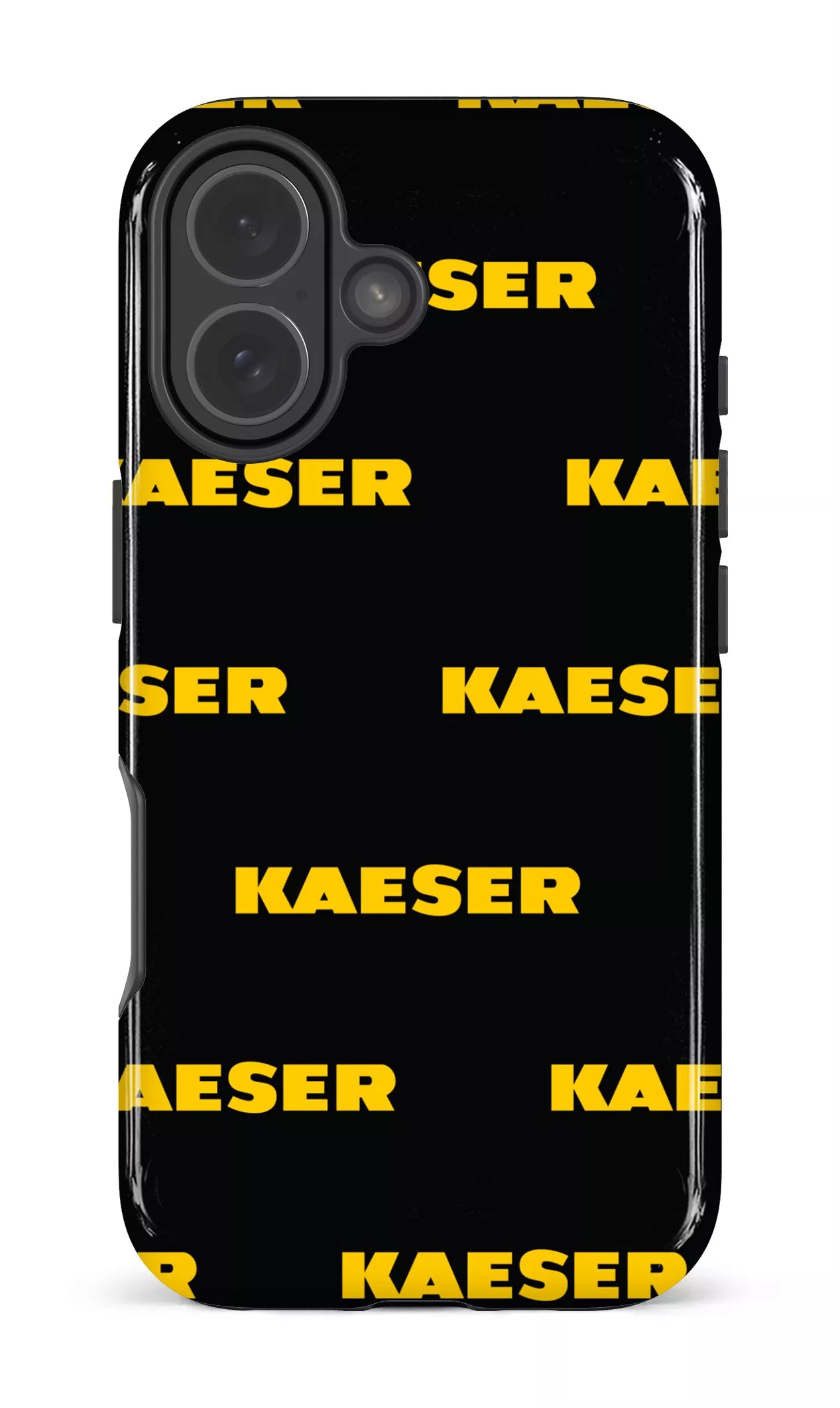 iPhone 17 Impact Case Kaeser Pattern Noir -
