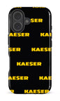 iPhone 17 Impact Case Kaeser Pattern Noir -