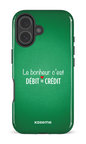 iPhone 17 Impact Case Le bonheur c'est débit = crédit (vert) -