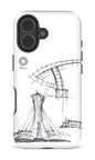 iPhone 17 Impact Case Parc Olympique - Croquis Plan Blanc -