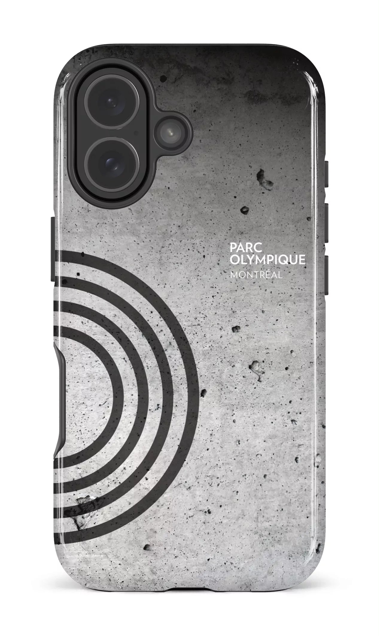 iPhone 17 Impact Case Parc Olympique - Texture Béton -