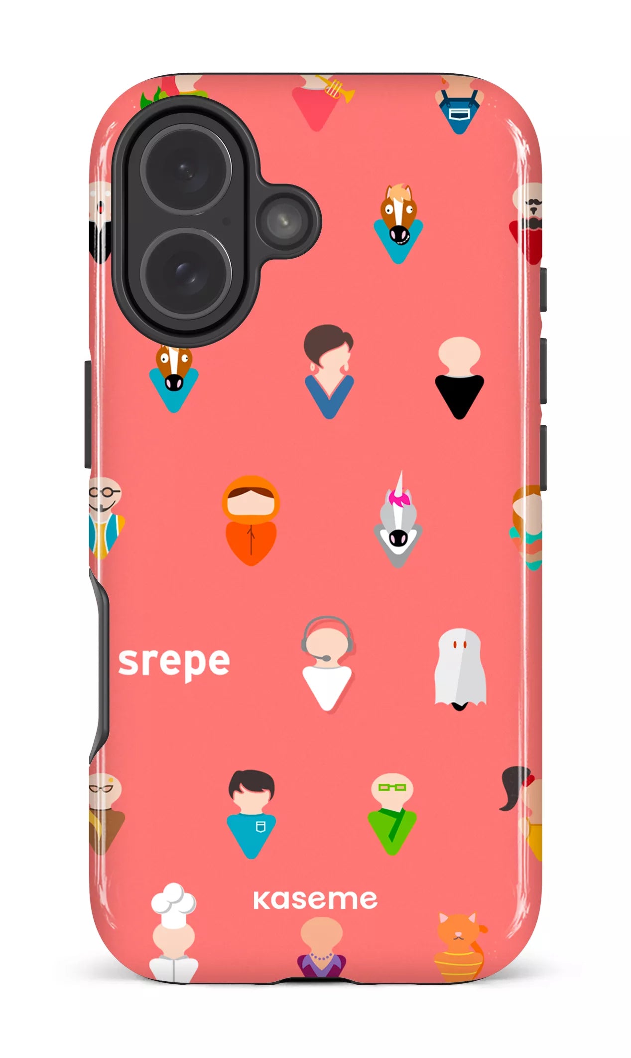 iPhone 17 Impact Case Personnages Saumon -