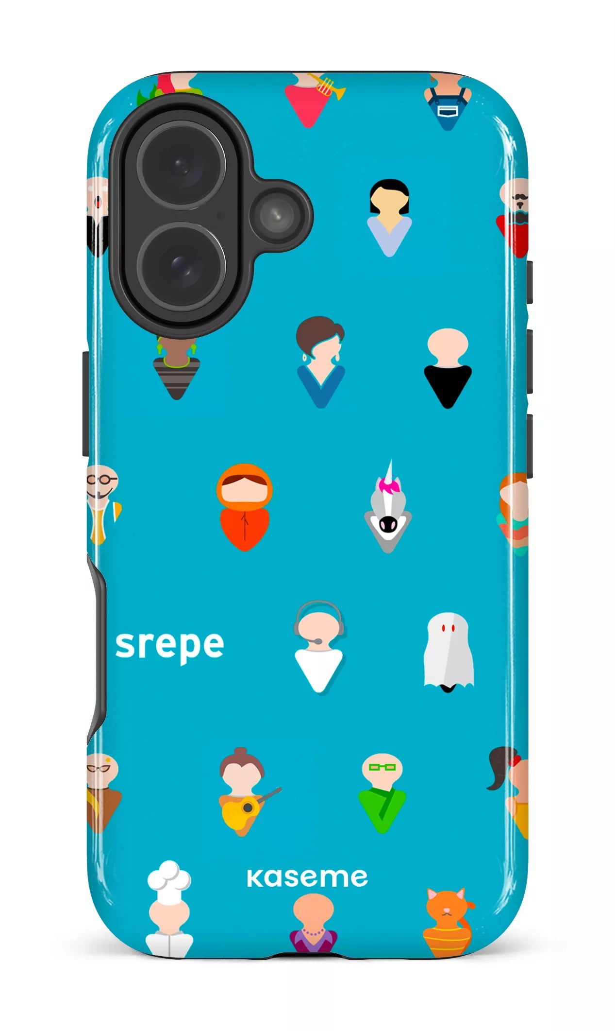 iPhone 17 Impact Case Personnages Turquoise -