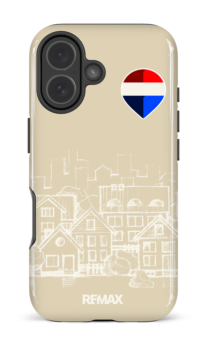 iPhone 17 Impact Case Remax Sketch Crème -