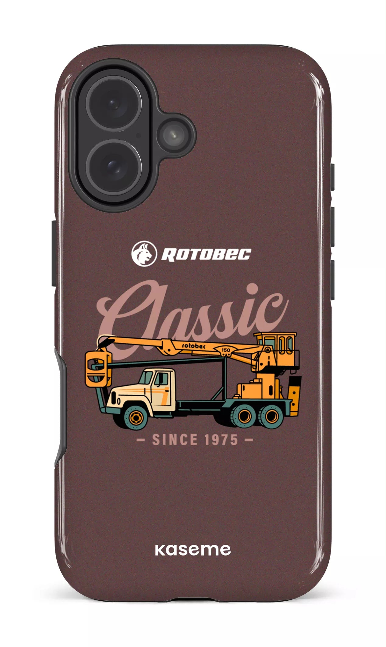 iPhone 17 Impact Case Rotobec Brun "Classic" -