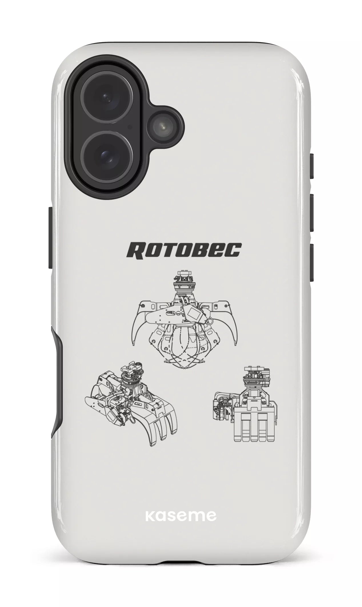 iPhone 17 Impact Case Rotobec Gris -