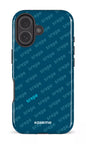 iPhone 17 Impact Case SREPE Pattern Bleu x Turquoise -