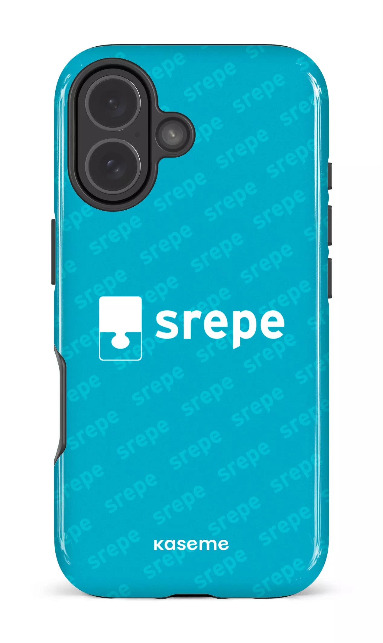 iPhone 17 Impact Case SREPE Pattern Turquoise -