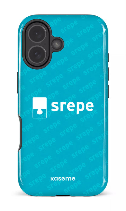 iPhone 17 Impact Case SREPE Pattern Turquoise -